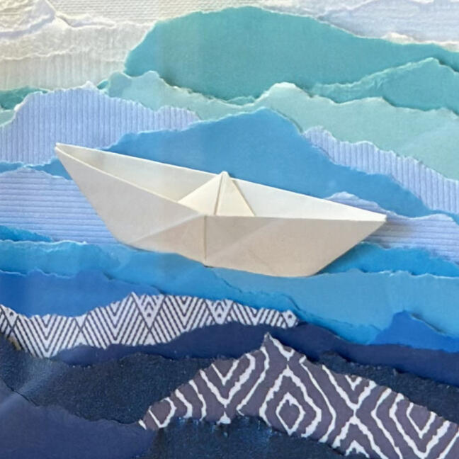 Escultura em papel. Coleção Vértice